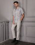 GAVYN R/FIT SHORT SLEEVE SHIRT (LIGHT GREY)